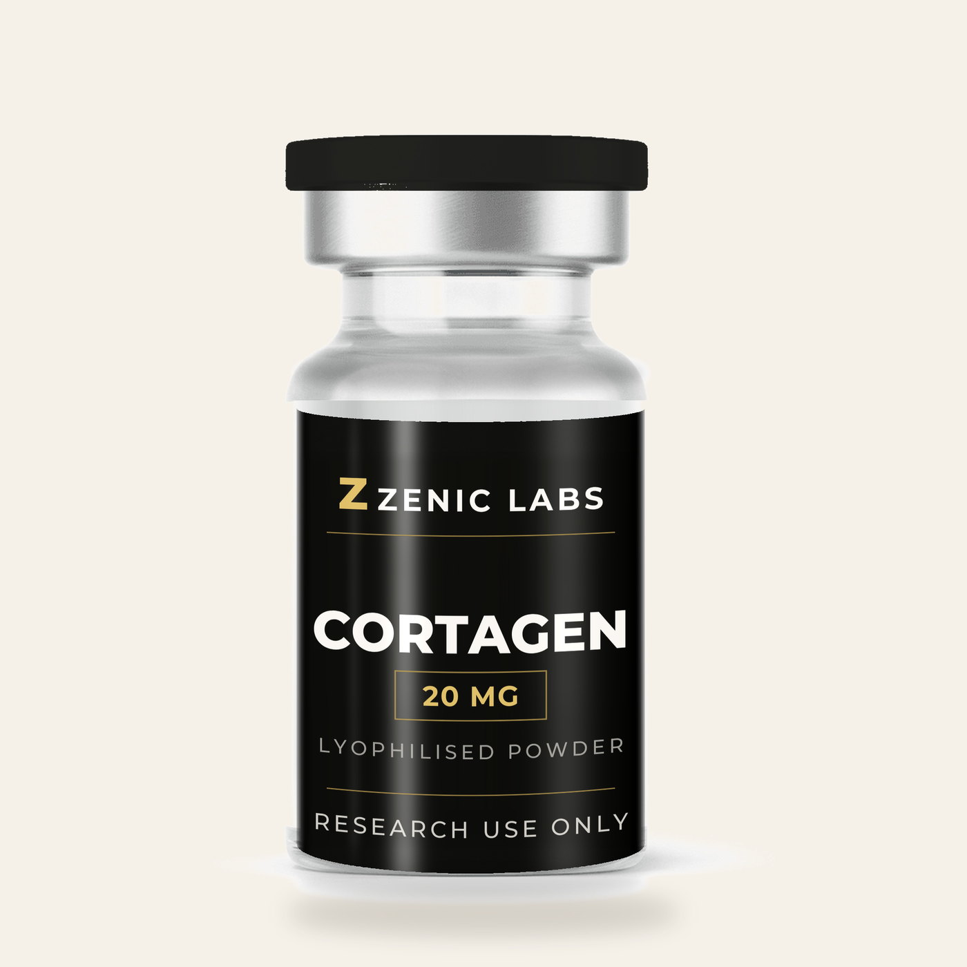 Cortagen research vial